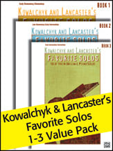 Kowalchyk and Lancaster's Favorite Solos Levels 1-3 Value Pack piano sheet music cover